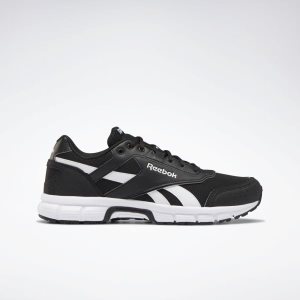 Adidasy Damskie Reebok Royal Run Finish Czarne/Białe PL 13SKGFO